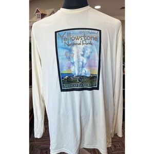 Vapor Apparel Yellowst Park Yellow‎ UPF 50+ UV Long Sleeve Performance NEW XL